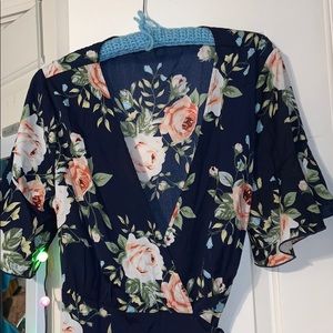 Wrap Tie Floral dress!